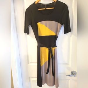 vintage BCBG MaxAzira color block dress